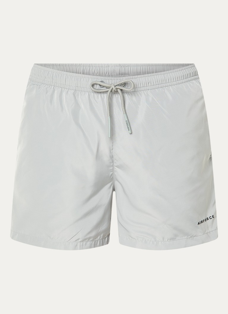 Airforce Heren Zwemshorts met logo in de kleur Grijs, maat: XXL