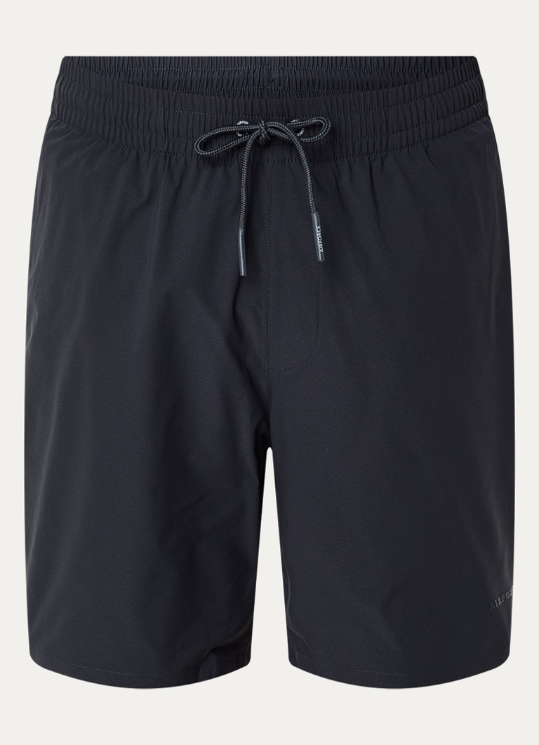 Airforce Heren Zwemshorts met logo en steekzakken in de kleur Donkerblauw, maat: XXL
