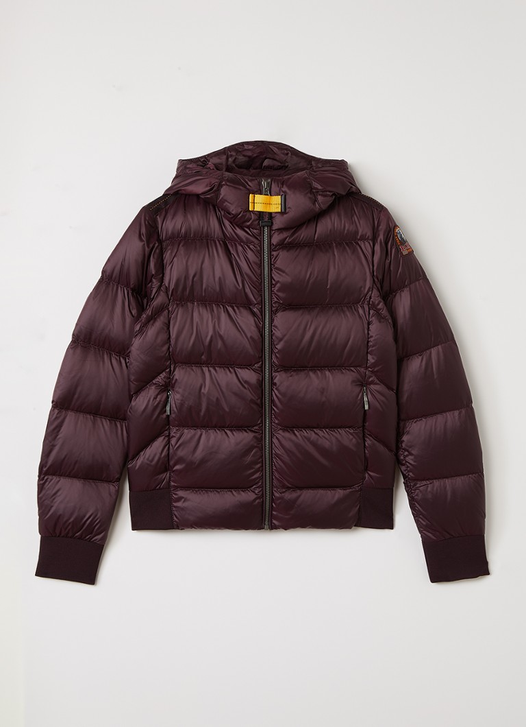 Parajumpers Meisjes Mariah puffer jack met donsvulling in de kleur Aubergine, maat: L=176