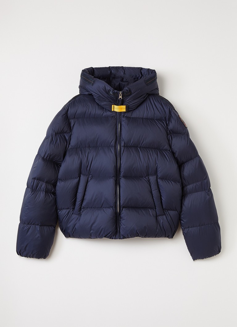 Parajumpers Meisjes Tilly gewatteerd jack met capuchon in de kleur Donkerblauw, maat: M=164