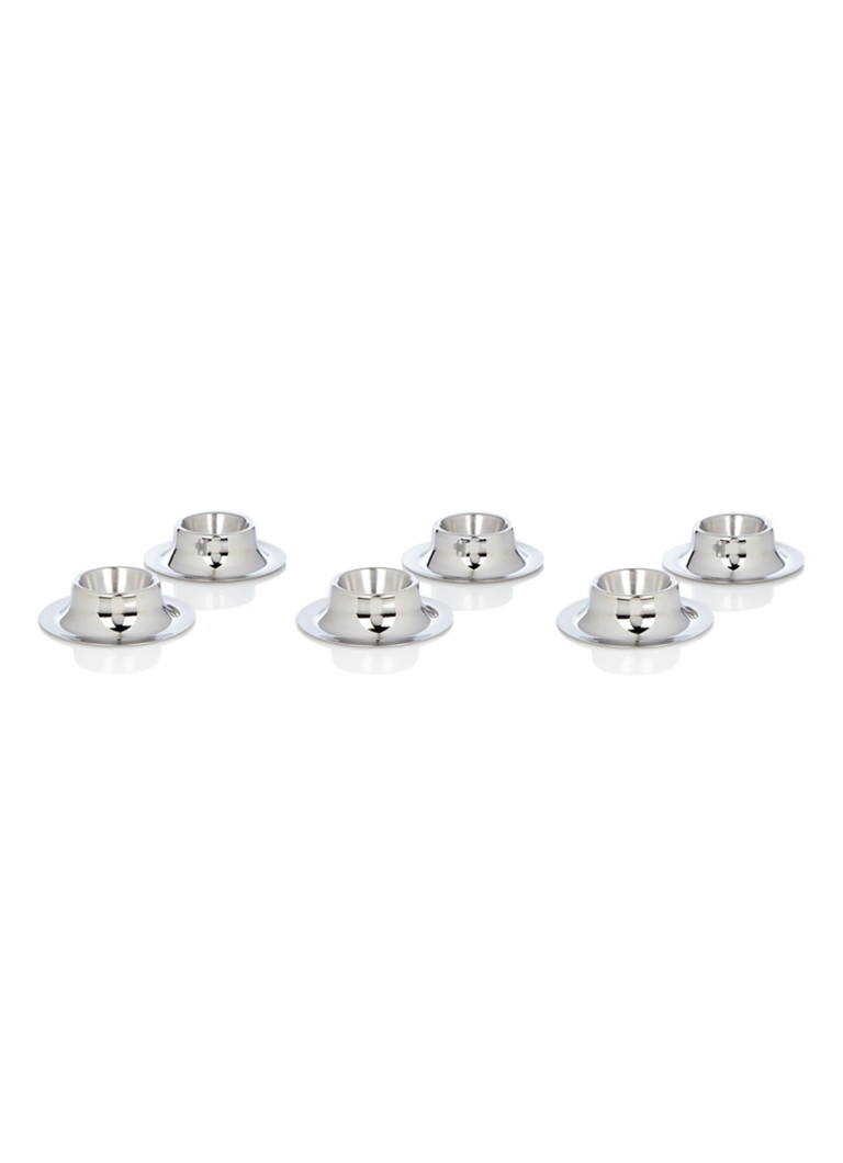 WMF Eierdop 3 cm set van 6 Zilver - Deal
