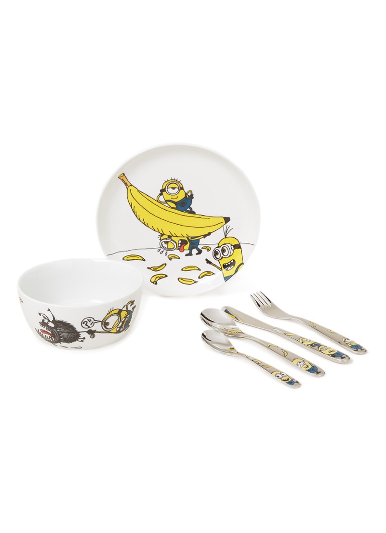 WMF Minions kinderserviesset 6-delig Geel - Deal