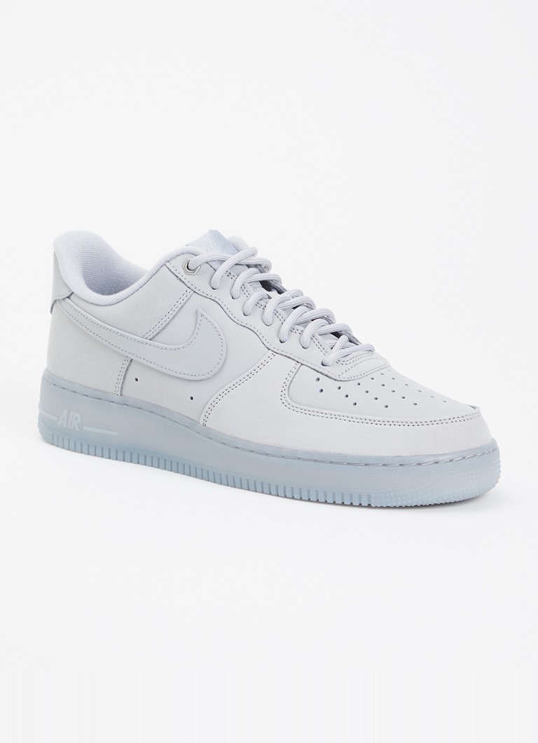 Nike Heren Air Force 1 '07 WB sneaker van nubuck in de kleur Lichtgrijs, maat: 45