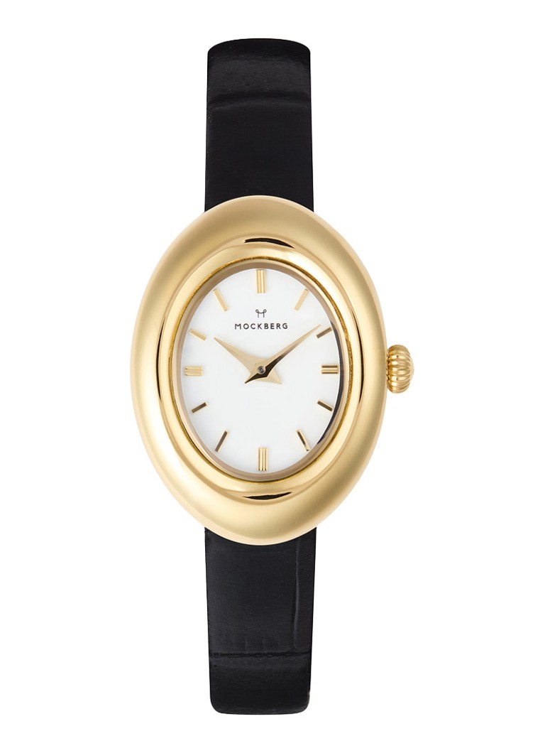 Mockberg Dames Belle Oval horloge MB1414 in de kleur Goud, maat: 1MAAT