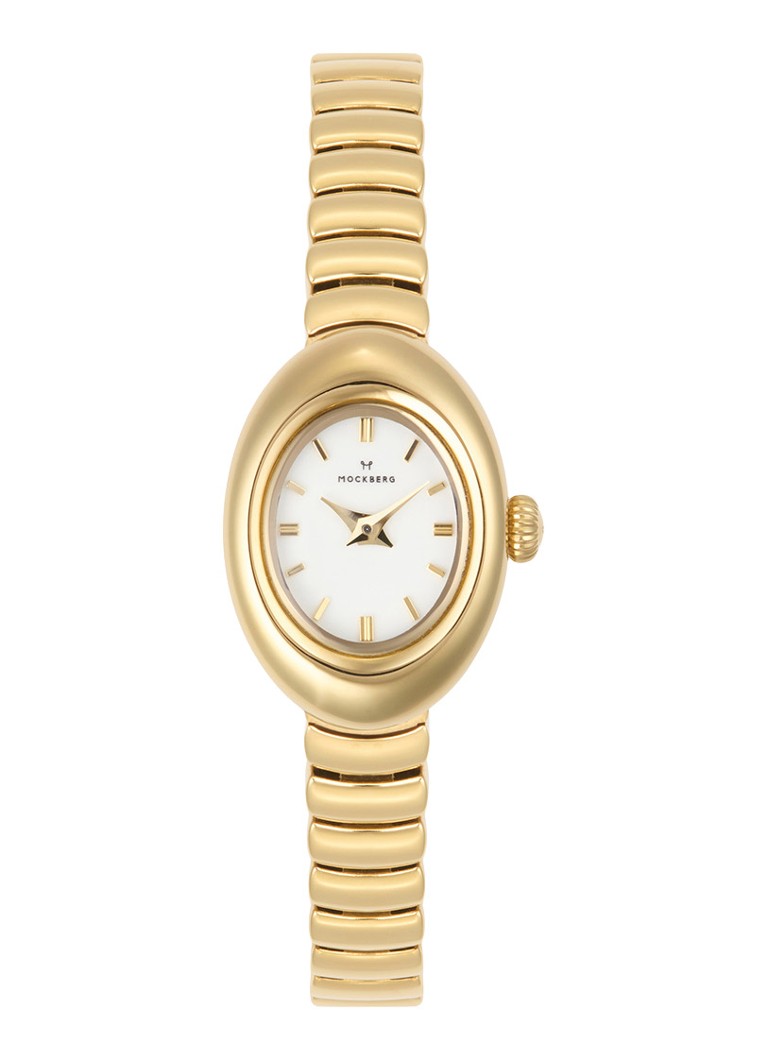 Mockberg Dames Belle Oval Petite horloge MB1416 in de kleur Goud, maat: 1MAAT