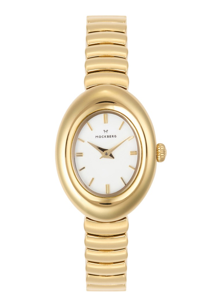 Mockberg Dames Belle Oval horloge MB1418 in de kleur Goud, maat: 1MAAT