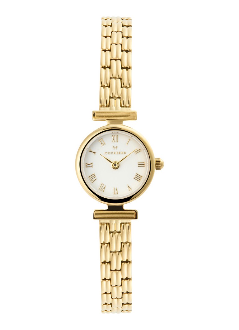 Mockberg Dames Vintage horloge MB1617 in de kleur Goud, maat: 1MAAT