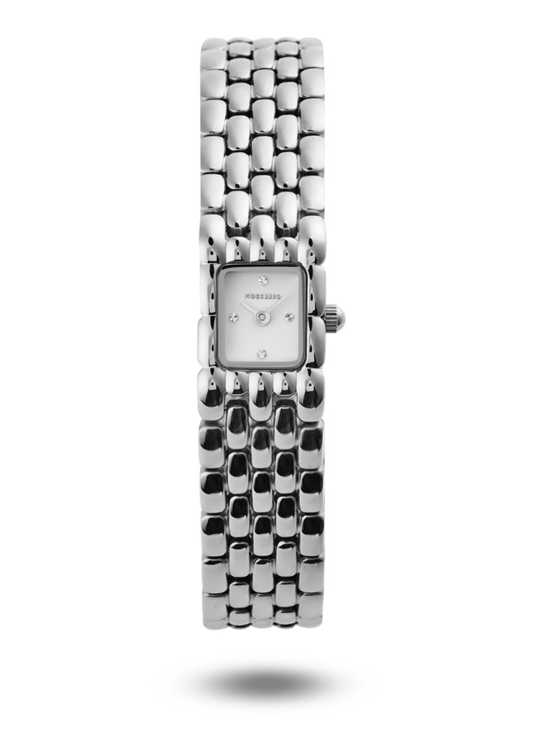 Mockberg Dames Eternal Steel horloge MB2088 in de kleur Zilver, maat: OS