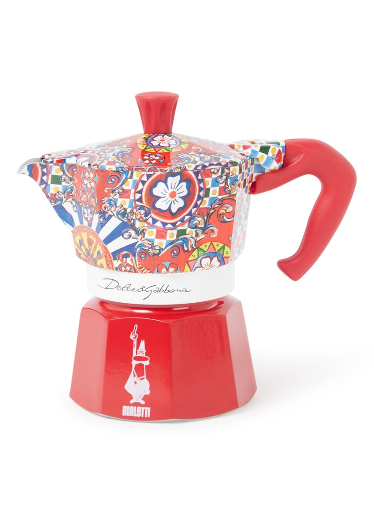 Bialetti Dolce & Gabbana Moka Express percolator 3-kops Rood - Deal