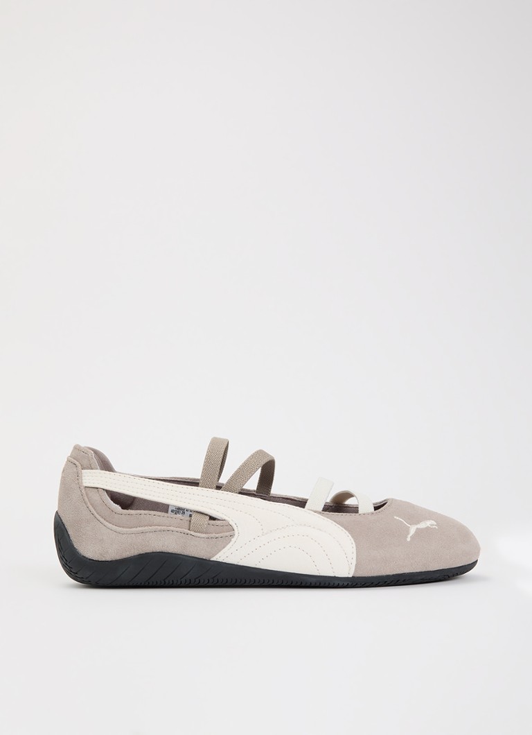 Puma Dames Speedcat ballerina van suède in de kleur Grijs, maat: 37