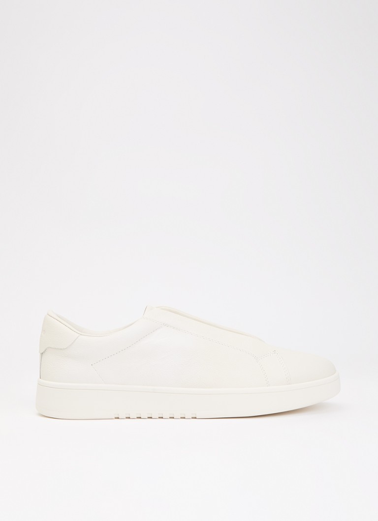 Dune London Heren Troys sneaker van leer in de kleur Wit