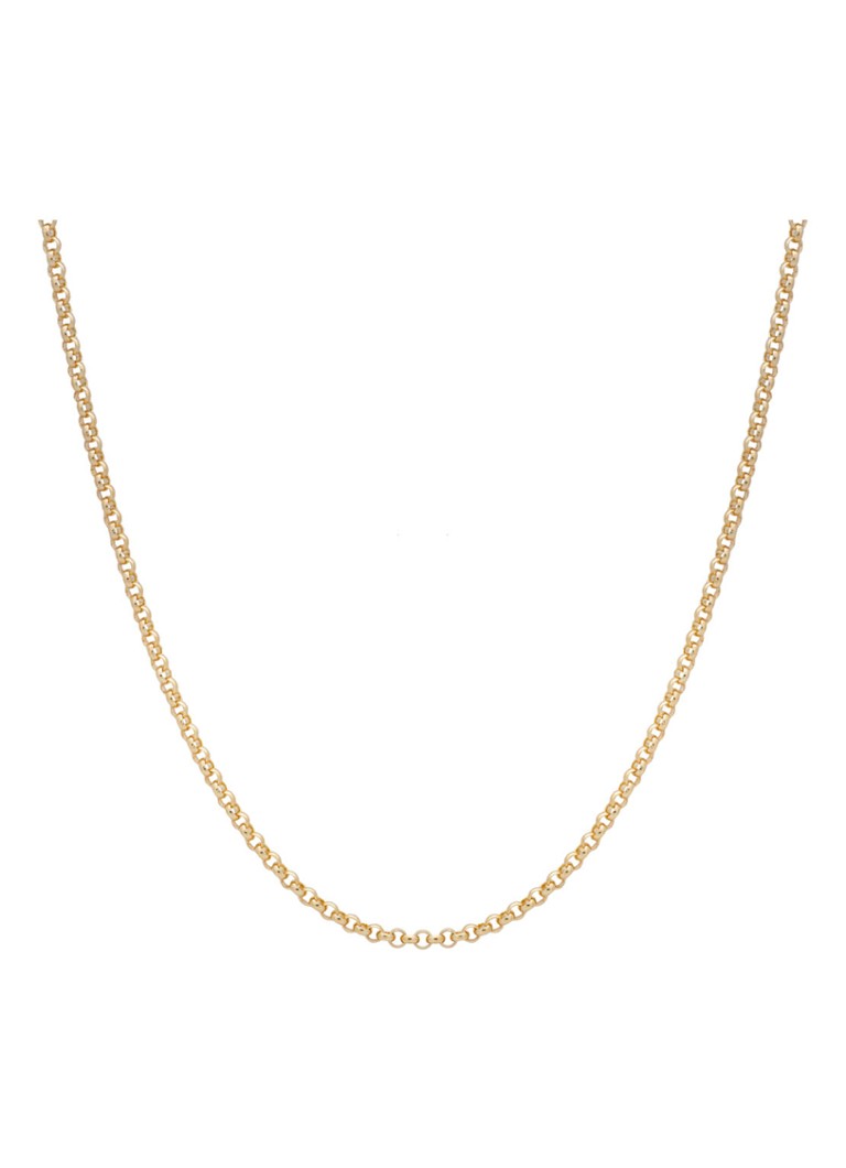 Anna + Nina Dames Jasseron ketting verguld