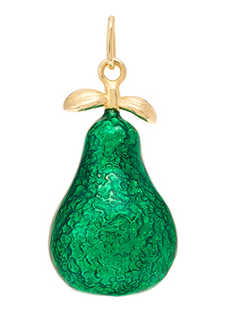 Anna + Nina Dames Lush Pear hanger verguld in de kleur Goud, maat: OS