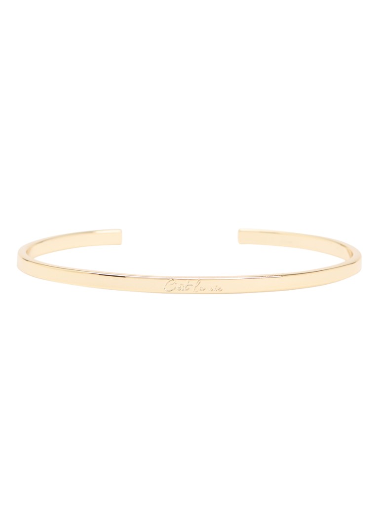 Anna + Nina Dames C'est La Vie bangle verguld