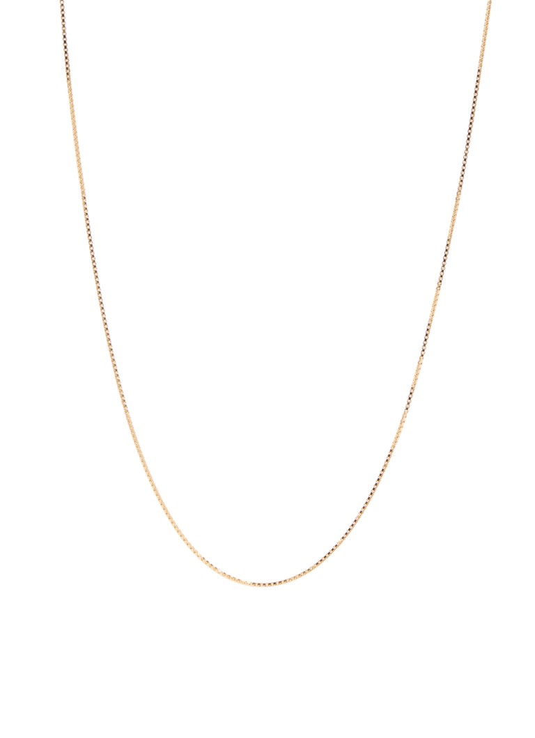 Anna + Nina Dames Venetian ketting verguld in de kleur Goud, maat: 43