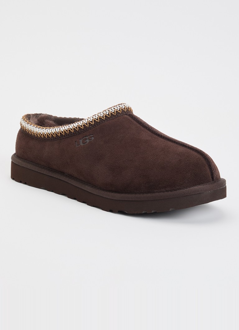 UGG Heren Tasman ll instapper van suède in de kleur Donkerbruin, maat: 42