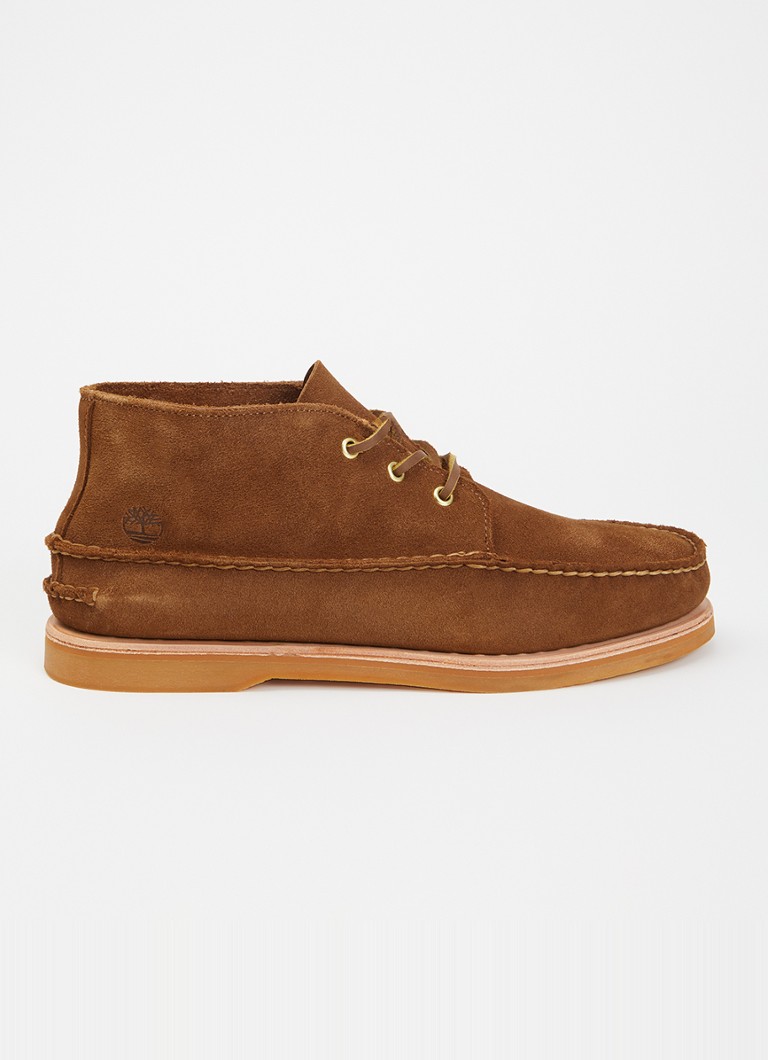 Timberland Heren Crafted Boat veterschoen van suède in de kleur Bruin, maat: 41