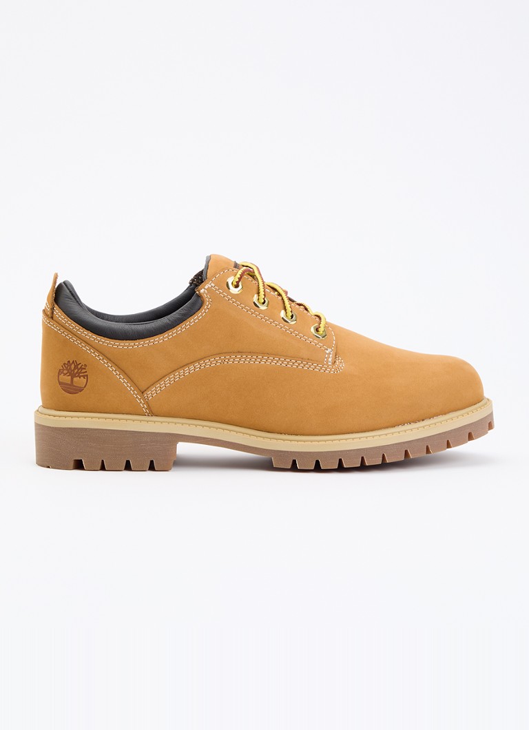 Timberland Heren Heritage veterschoen van nubuck in de kleur Camel, maat: 41