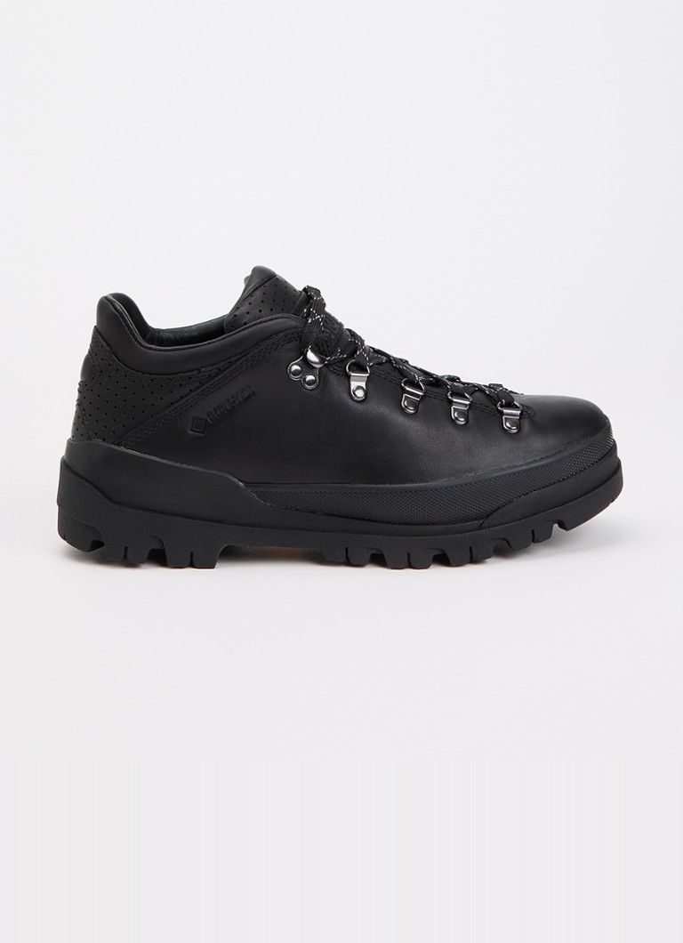 Timberland Heren Low Lace GTX veterschoen van leer in de kleur Zwart, maat: 45