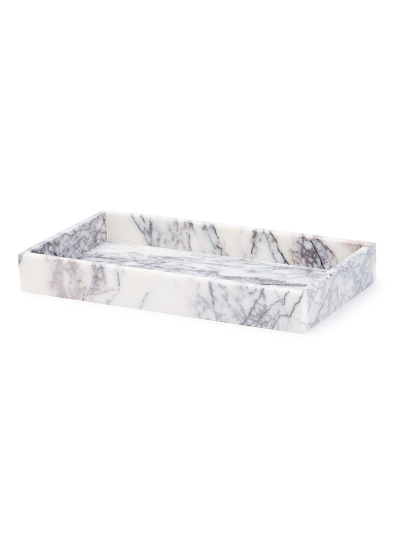 Stoned Dienblad 40 x 20 cm Wit - Deal