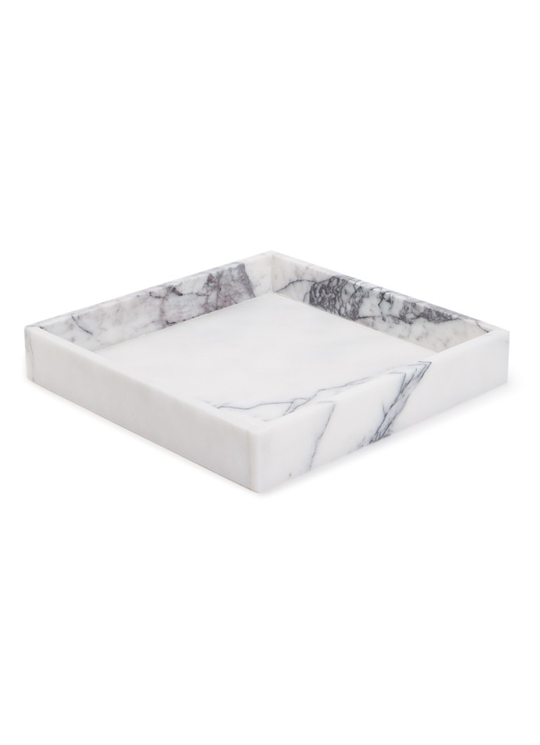 Stoned Dienblad 30 x 30 cm Wit - Deal