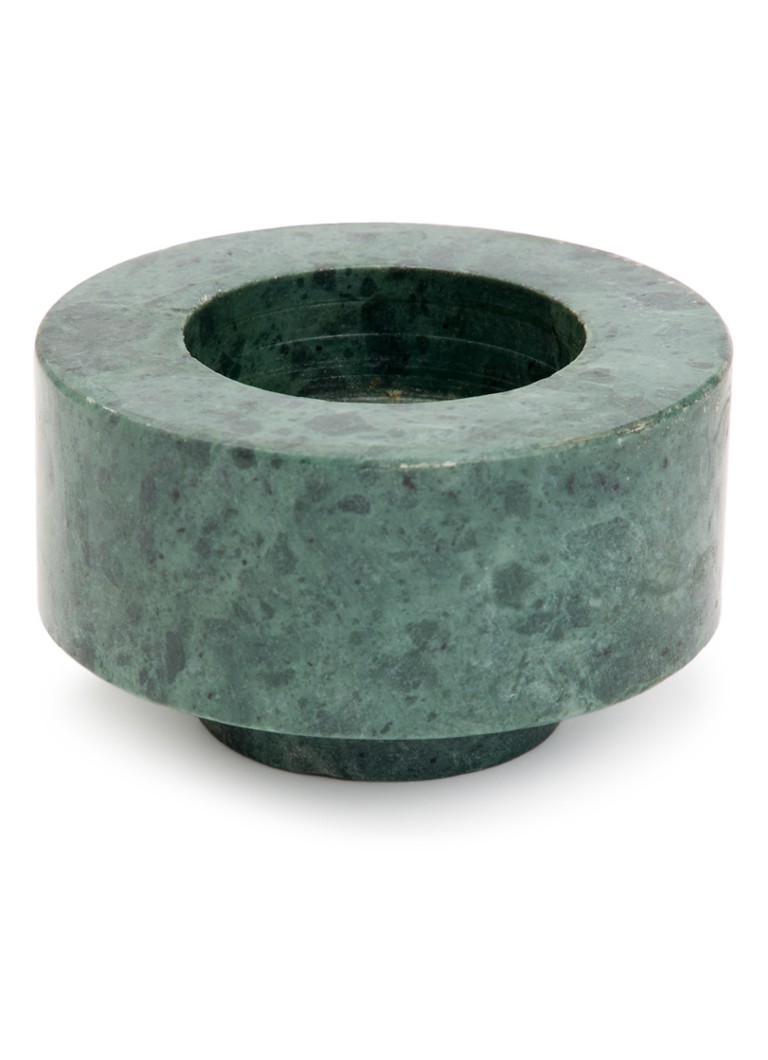 Stoned Switch kandelaar 5,5 cm Donkergroen - Deal
