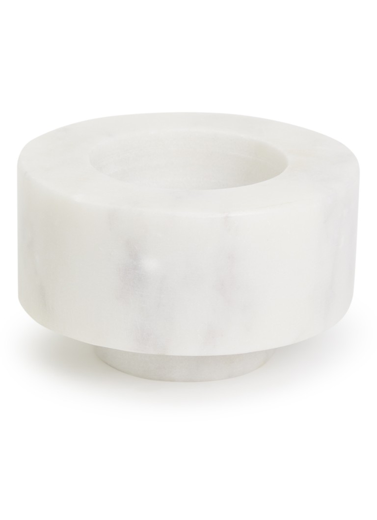 Stoned Marmer reversible kaarshouder 9 cm Wit - Deal