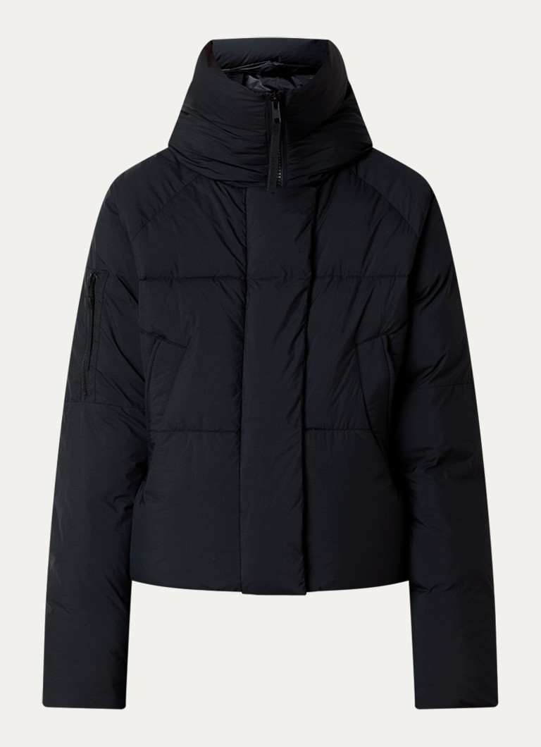Canada Goose Dames Chilliwack puffer jack met donsvulling en capuchon in de kleur Zwart, maat: L