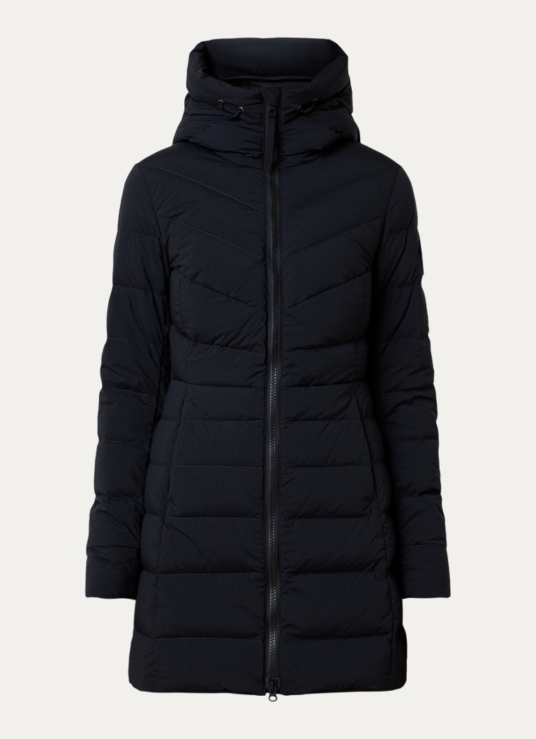 Canada Goose Dames Clair gewatteerde jas met capuchon en donsvulling in de kleur Zwart, maat: XS