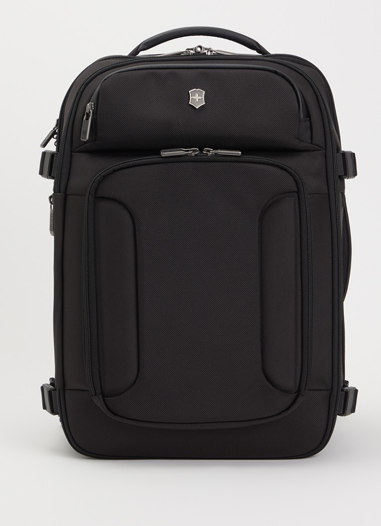 Victorinox Works Traveler 7.0 Boarding vergrootbare rugzak met 15.6 inch laptopvak - unisex Zwart - Deal