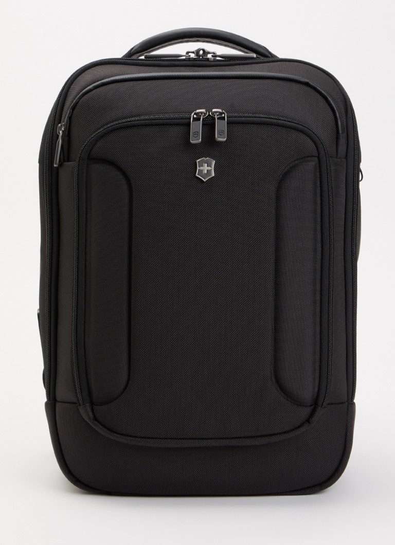 Victorinox Werks Traveler 7.0 Compact vergrootbare rugzak met 14 inch laptopvak - unisex Zwart - Deal