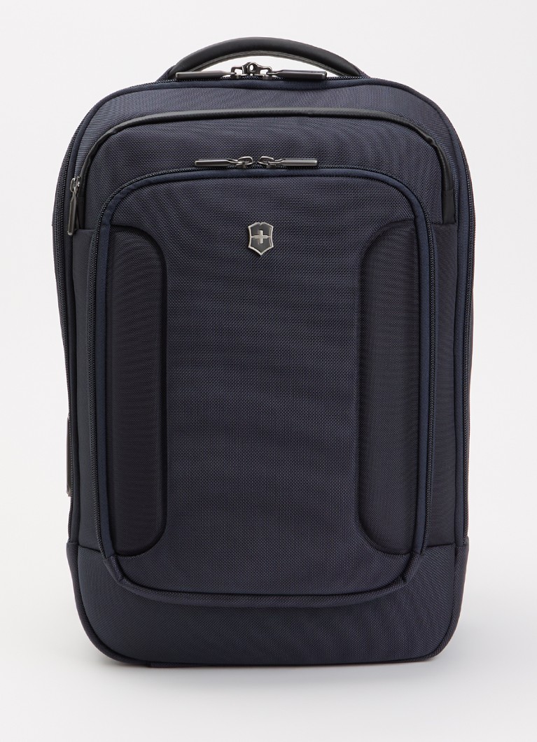 Victorinox Werks Traveler 7.0 Compact vergrootbare rugzak met 14 inch laptopvak - unisex Donkerblauw - Deal