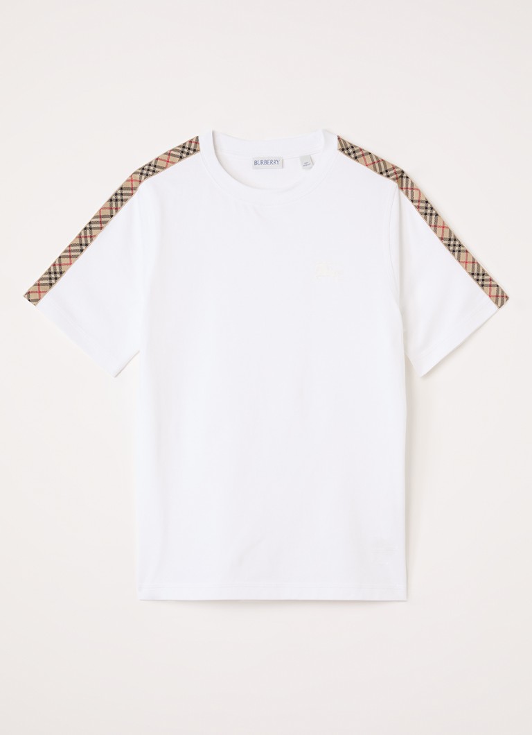 Burberry Meisjes Cedar T-shirt met logoborduring in de kleur Wit, maat: 140