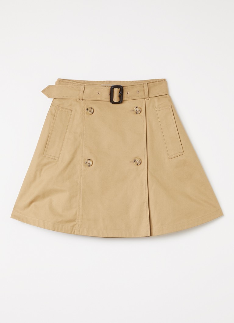 Burberry Meisjes Katey minirok met ceintuur in de kleur Beige, maat: 128