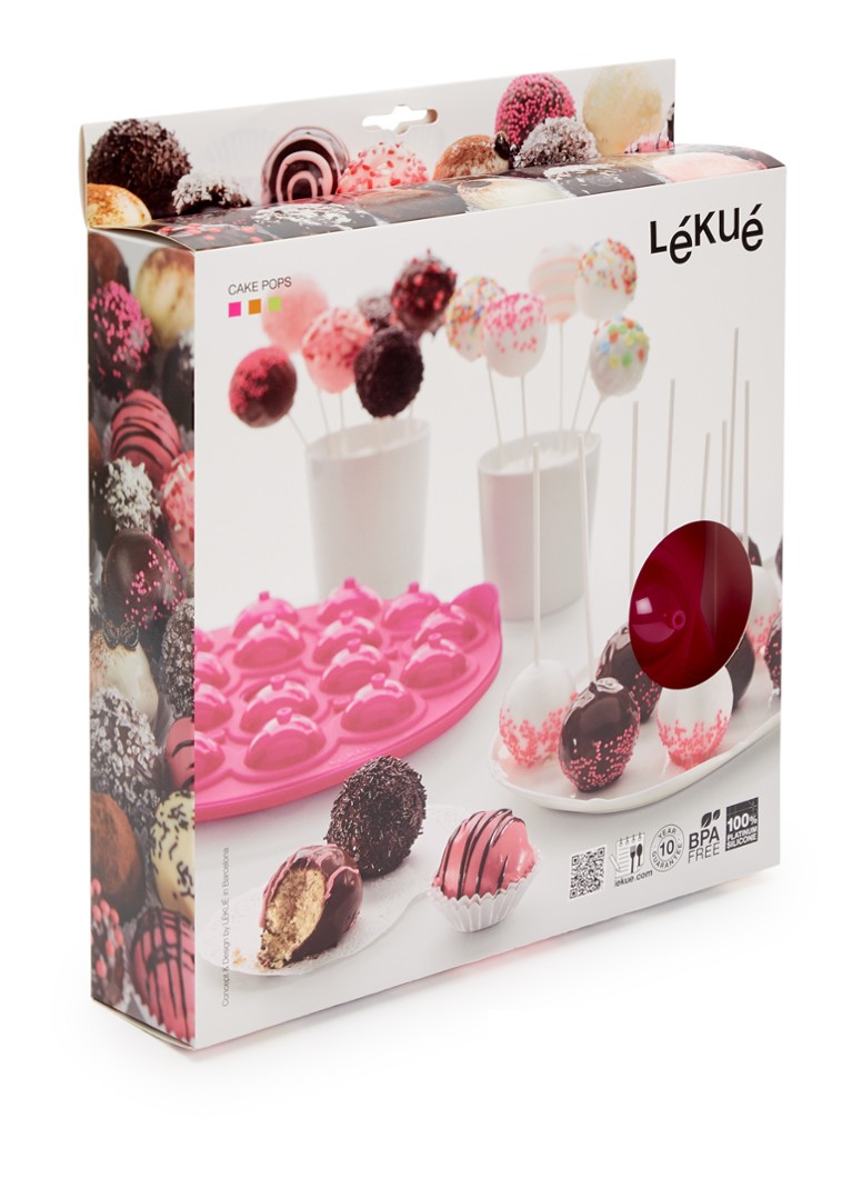 Lékué Bakvorm voor cake pops 18-vaks Roze - Deal