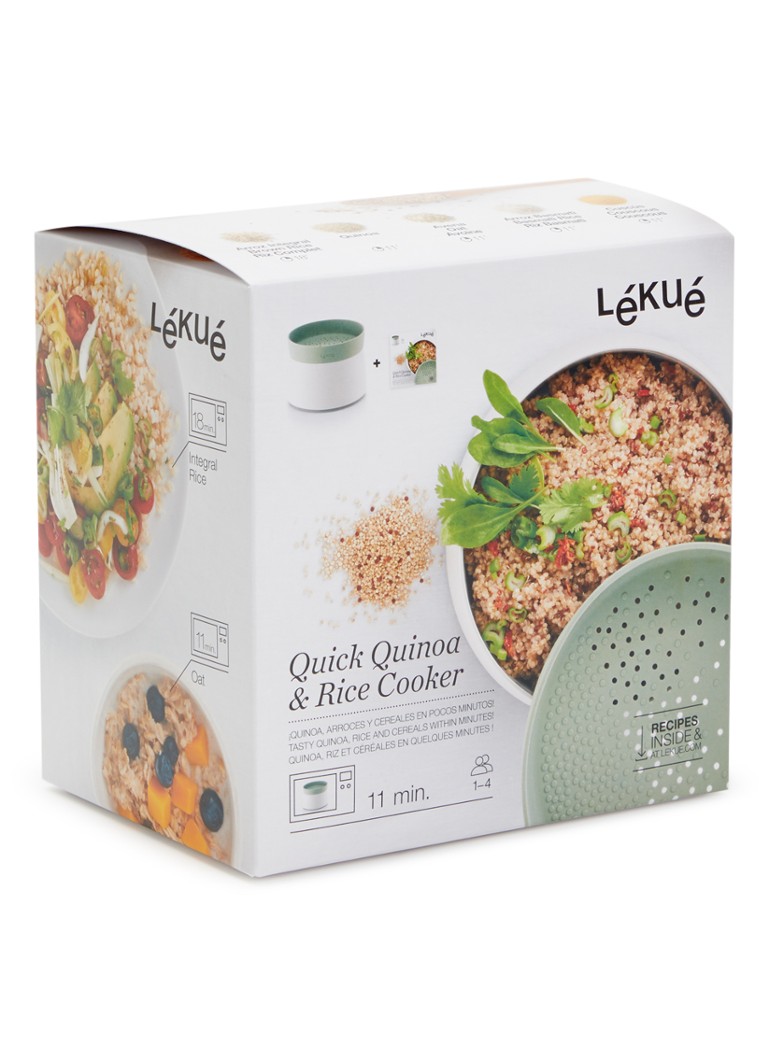 Lékué Magnetron quinoia- en rijstkoker 17,8 cm Lichtgroen - Deal