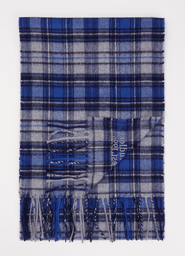 Acne Studios Dames Sjaal in kasjmier wolblend 30 x 195 cm in de kleur Donkerblauw, maat: One Size