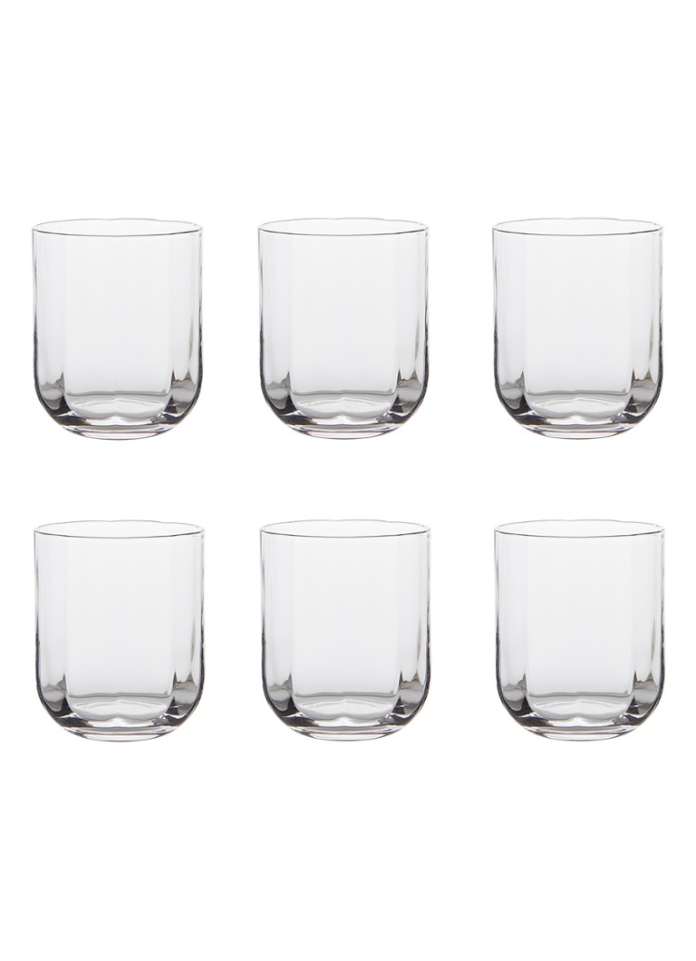 Luigi Bormioli Mixology Jazz whiskyglas 35 cl set van 6 Transparant - Deal
