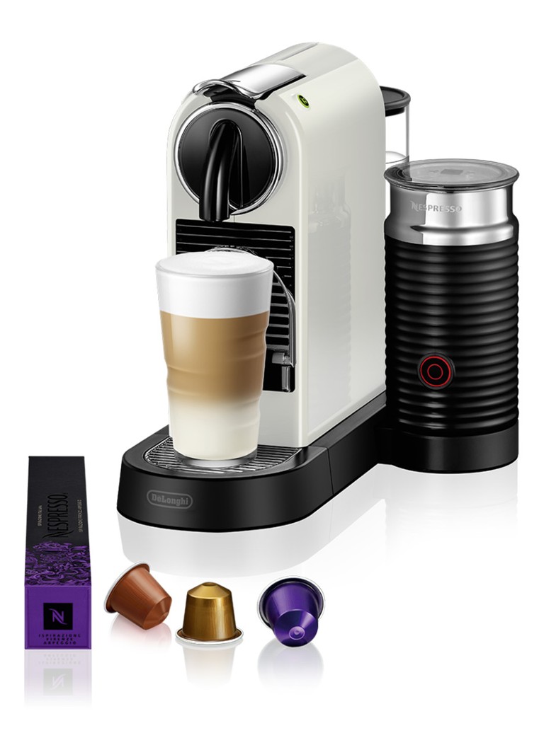 DeLonghi Citiz & Milk Nespresso Koffiecupmachine - Met melkopschuimer - EN267.WAE Wit - Deal