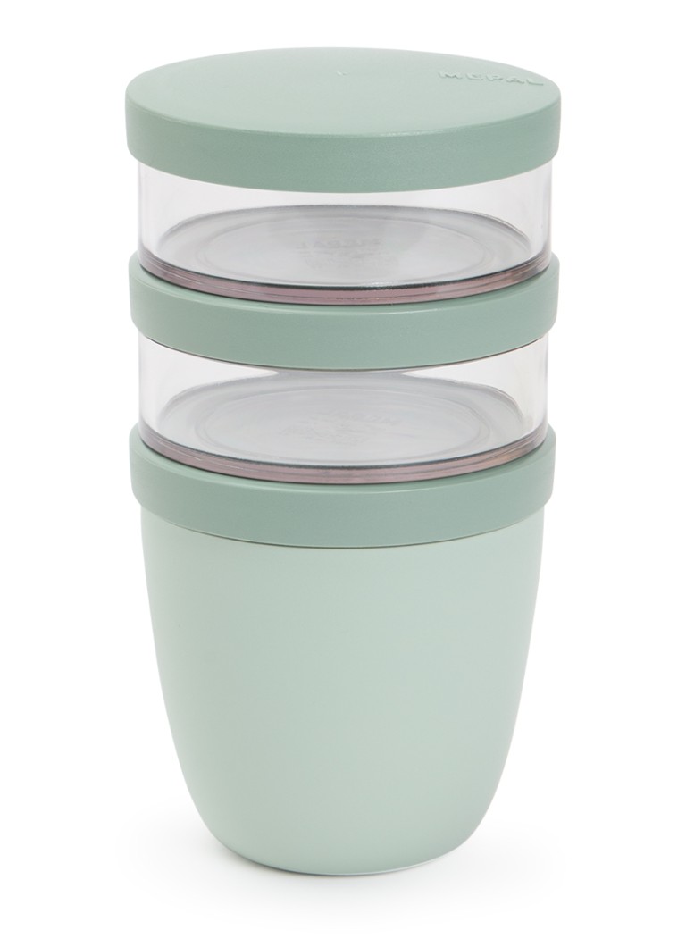 Mepal Ellipse lunchpot 3-delig Lindegroen - Deal