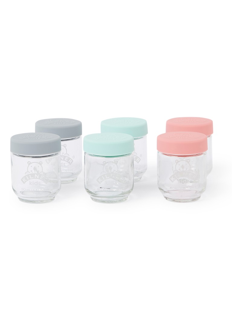 Kilner Pot voor babyvoeding set van 6 Transparant - Deal