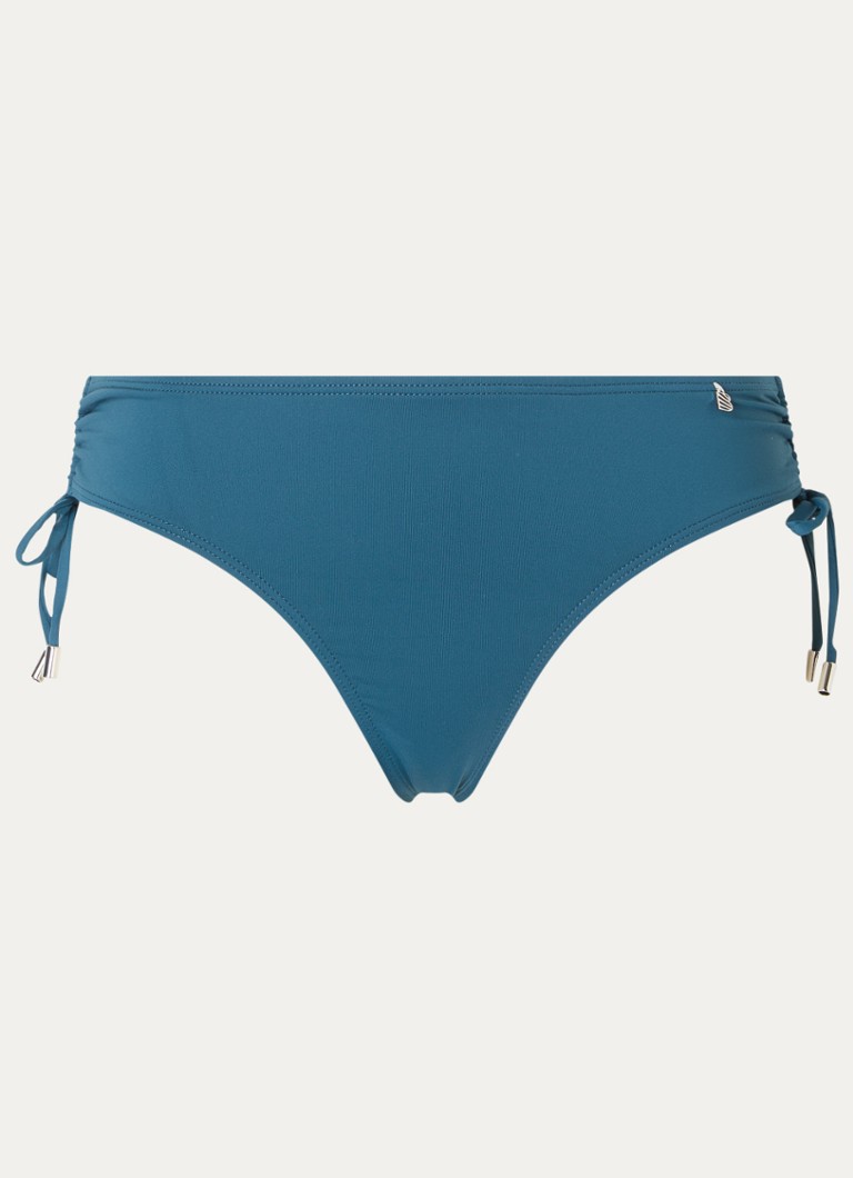 Beachlife Dames Bikinislip met gestrikt detail in de kleur Petrol, maat: 42