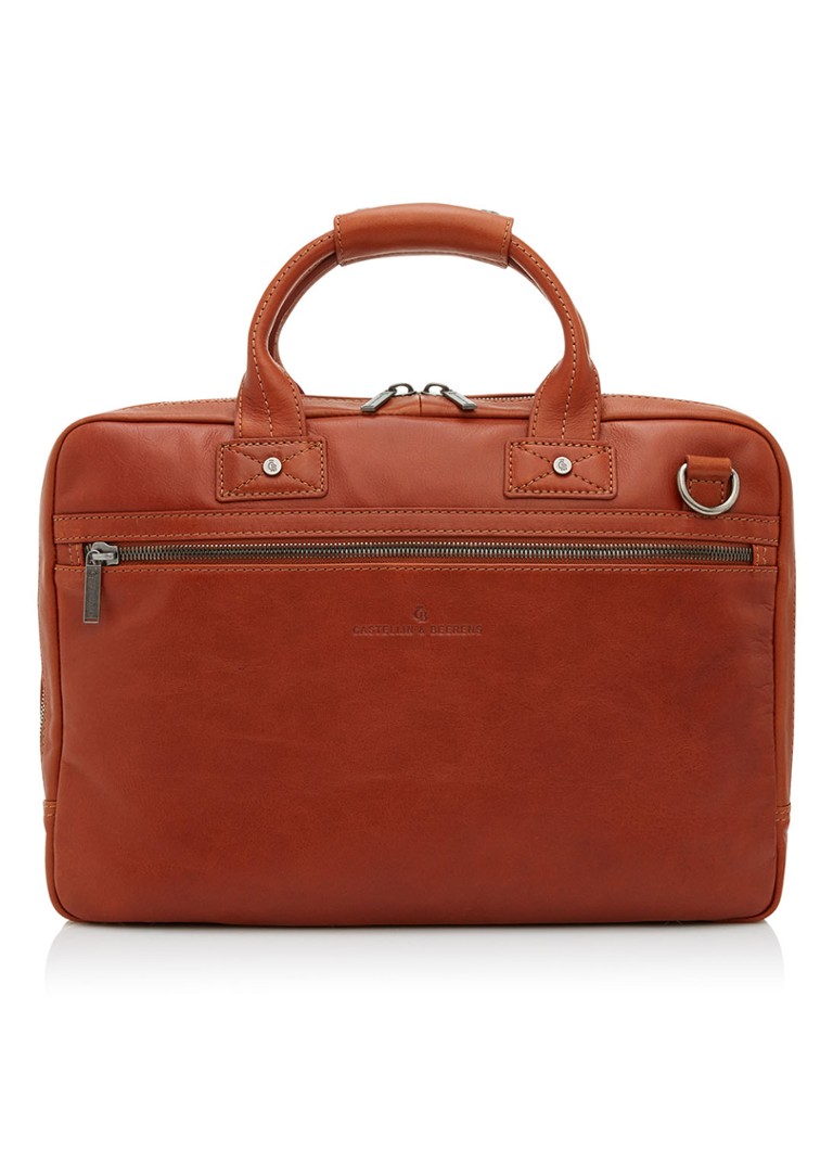Castelijn & Beerens Heren Firenze businesstas van leer met 15,6 inch laptopvak