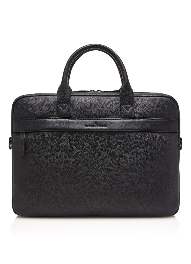 Castelijn & Beerens Heren Chris businesstas van leer met 15,6 inch laptopvak