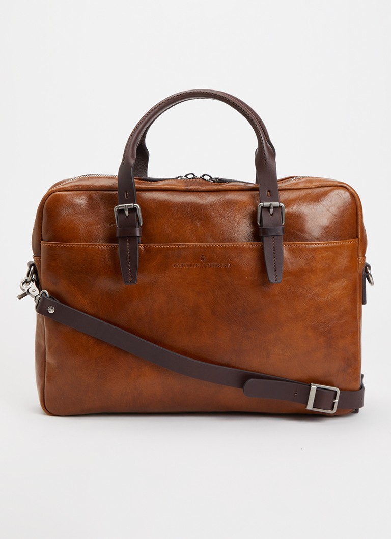 Castelijn & Beerens Lima laptophoes 15,6 inch Hazelnootbruin - Deal