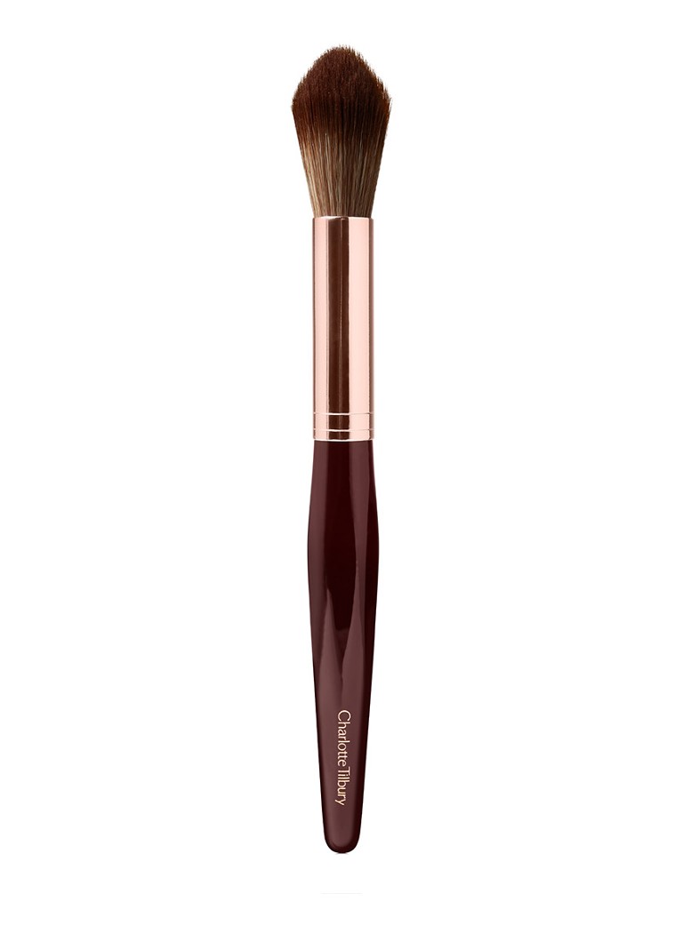 Charlotte Tilbury Powder & Sculpt brush - contour kwast Bordeauxrood 1 maat Make-up - Deal