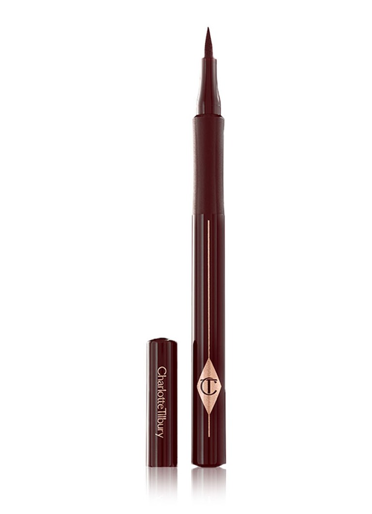 Charlotte Tilbury The Feline Flick - waterproof vloeibare eyeliner Brown 1 maat Make-up - Deal