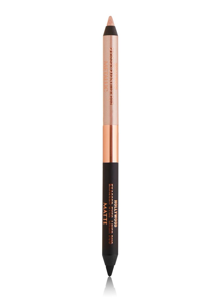 Charlotte Tilbury Hollywood Exagger-Eyes - waterproof eyeliner duo Champagne/Black 1 maat Make-up - Deal