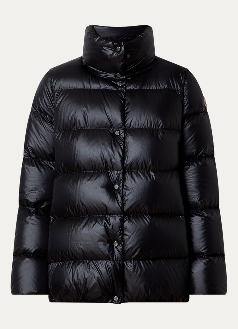 Moncler Dames Cochevis gewatteerd jack met donsvulling en capuchon in de kleur Zwart, maat: M