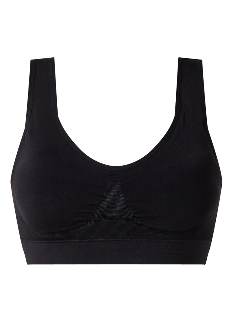 MAGIC Bodyfashion Dames Comfort Bra naadloze voorgevormde bralette in de kleur Zwart, maat: S